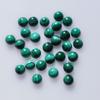 Natural Malachite Round Cabochon Lot, Green Malachite Gemstone, Round Flat Back Cabochon, Banded Green Stone for Jewelry Making, Loose Gemstone