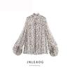 Jnleaog Autumn New Women's Clothing Fashion Style Stylish Fashion Polka Dot Shirt 3562571084