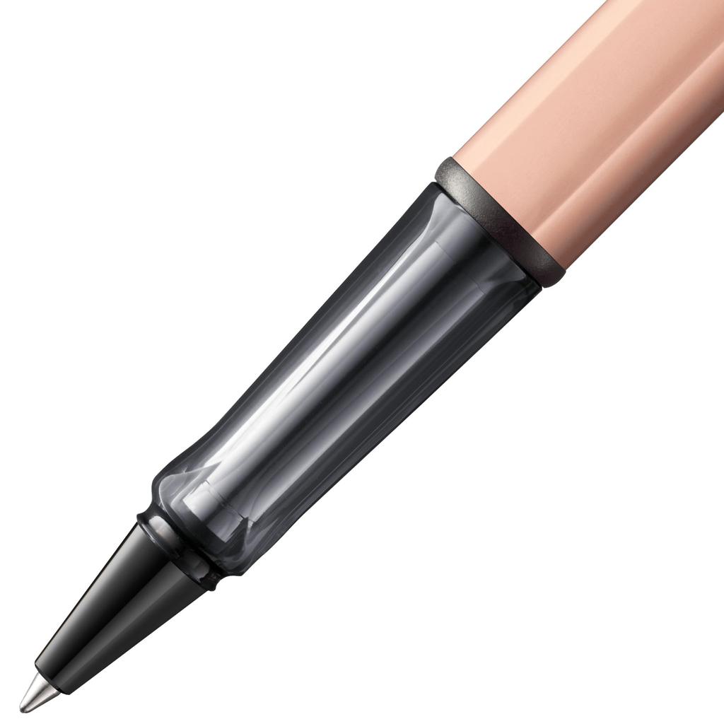 LAMY Lx Roségold Kugelschreiber Eleganter Aluminiumkörper mit Bronzefarbenem Edelstahl M-Feder Inklusive Schwarzer Tintenmine M und Etui - Oberfläche, Clip, (M) -