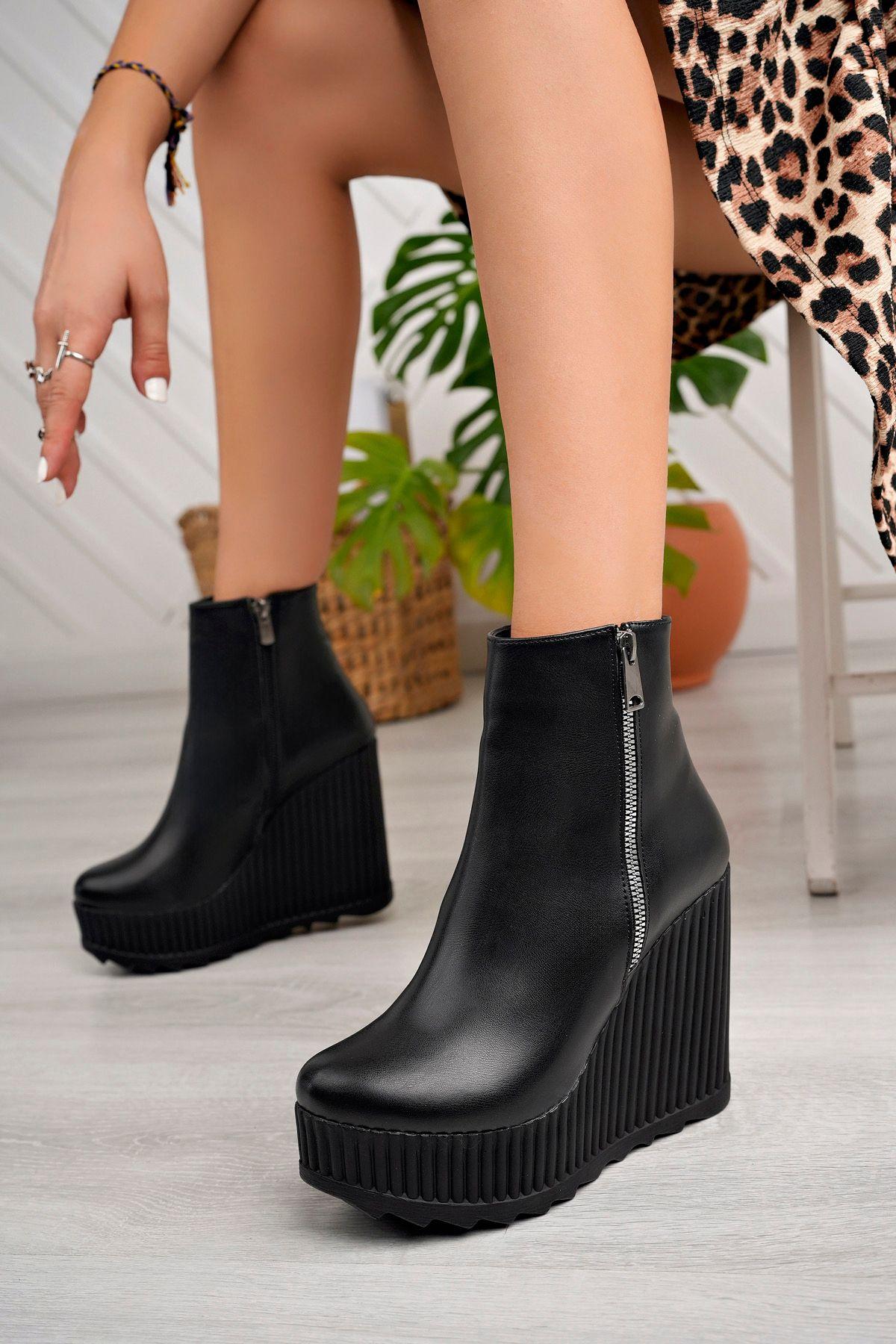 

Женские современные стильные модные женские ботинки на танкетке с молнией, см 38