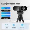 HD Webcam with Microphone & Privacy Cover for Online Classes, Laptops, Desktops, and Beauty Applications