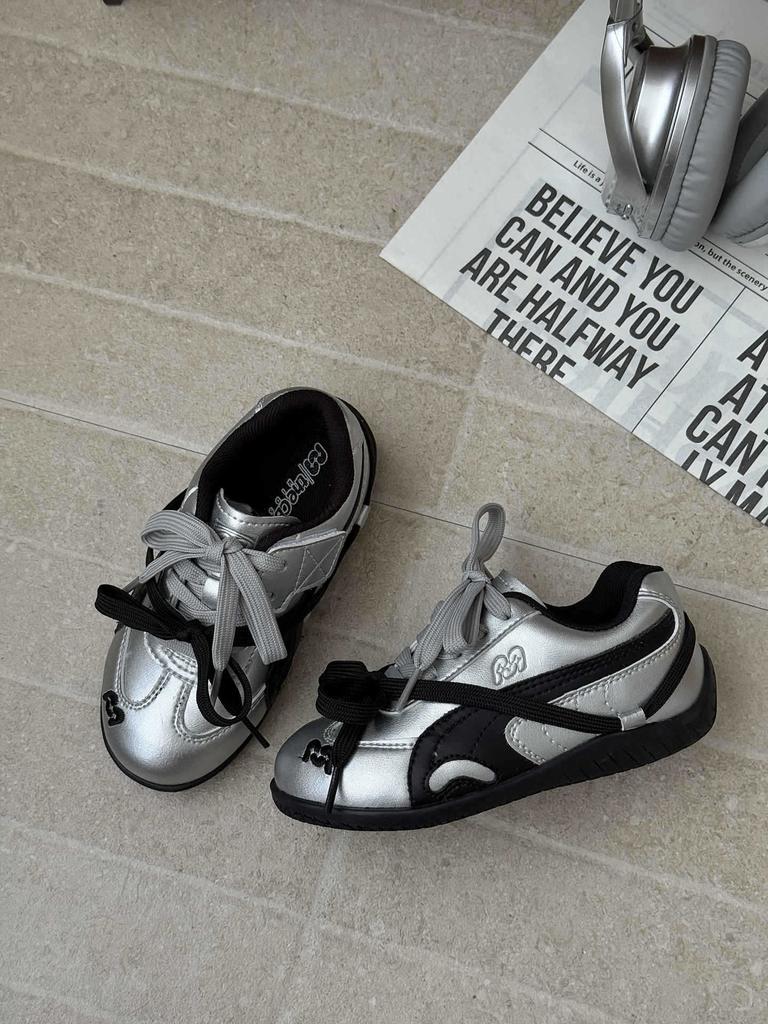 XSHX racing ballet shoes | Boys and girls autumn and winter Velcro stars have the same rubber sole, which is easy to take care of. Full leather