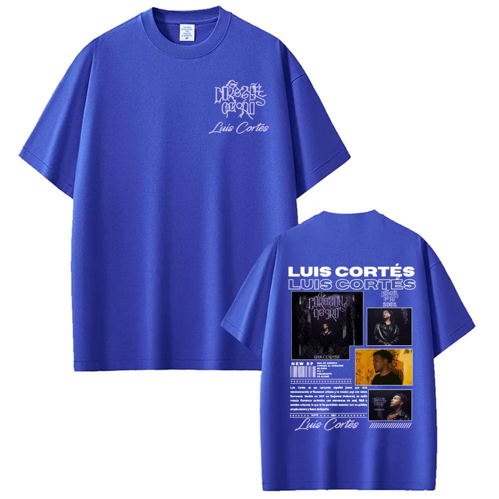 Rapper Luis Cortes Album 2026 Merch T Shirts Unisexs Clothing Fashion Vintage Hip Hop Tshirts Male 100 Cotton Tshirt Streetwear