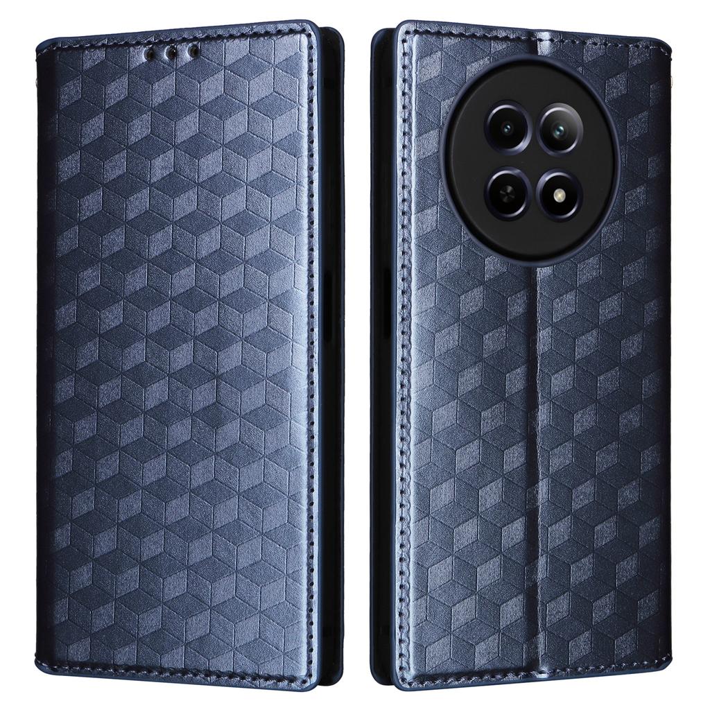 For Realme Narzo 70x 5G/C65 5G/Narzo N65 5G/13 5G/12 5G/12x 5G Case Anti-Scratch Rhombus Imprinting Leather Phone Cover