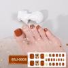Gel Toenail Stickers Gel Manicure Stickers 3D Phototherapy Nails Semi-cured Toenail Stickers