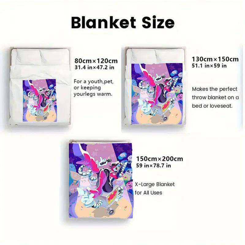 Dungeon & Fighter 2D Flat Pattern Flannel Blanket High Quality All Seasons Warmth and Comfort Perfect for Christmas Gifts.PMT0914287
