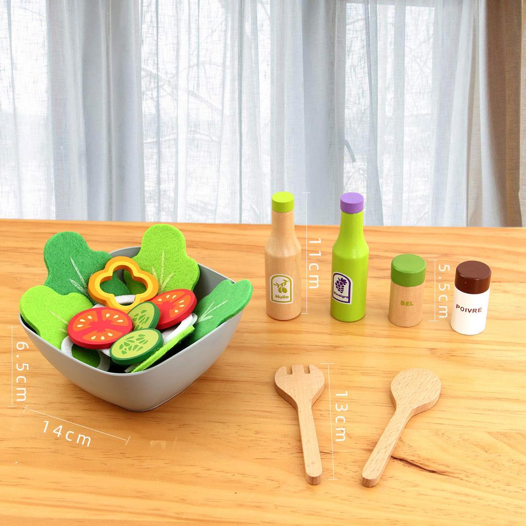 Children Kitchen Wooden Playset Toys,Kitchen Utensils Set Delicious Vegetabl set