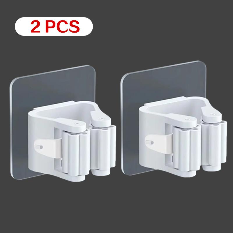 Multi specification Hooks Adhesive Wall Hanging Mop Rack Broom Hanger Hook Kitchen Bathroom Organization Home Accessories