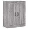 Wall Cabinets 2 pcs Grey Sonoma Particleboard