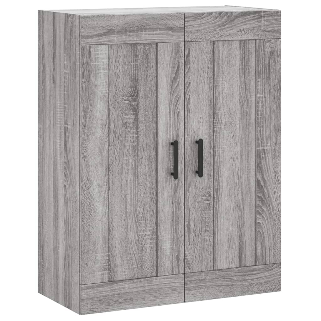 Wall Cabinets 2 pcs Grey Sonoma Particleboard