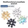 Multi Functional Outdoor Home Octagonal Snowflake Wrench