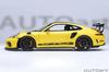 AUTOart Porsche 911 GT3 RS Weissach Package Finished Model 78178 1/18 (991.2) (Yellow/Carbon Black)