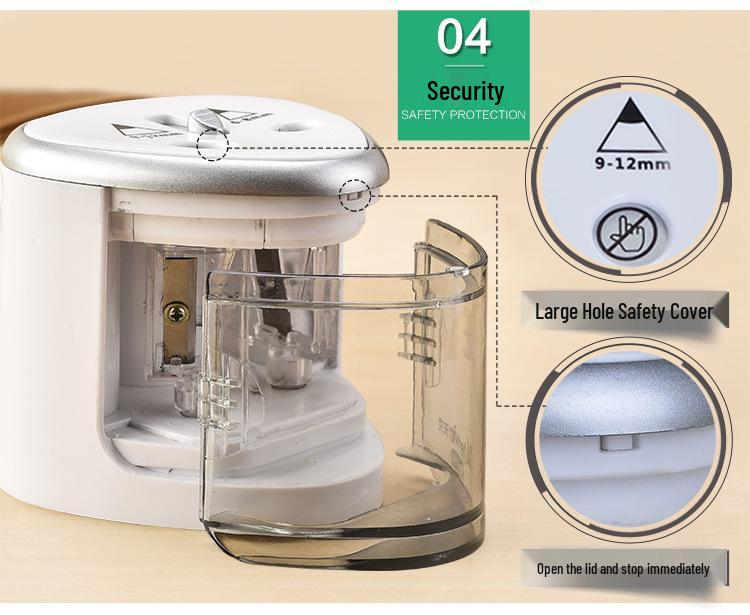 Astronomical Tenwin 8004 Dual-Hole Electric Pencil Sharpener for Students