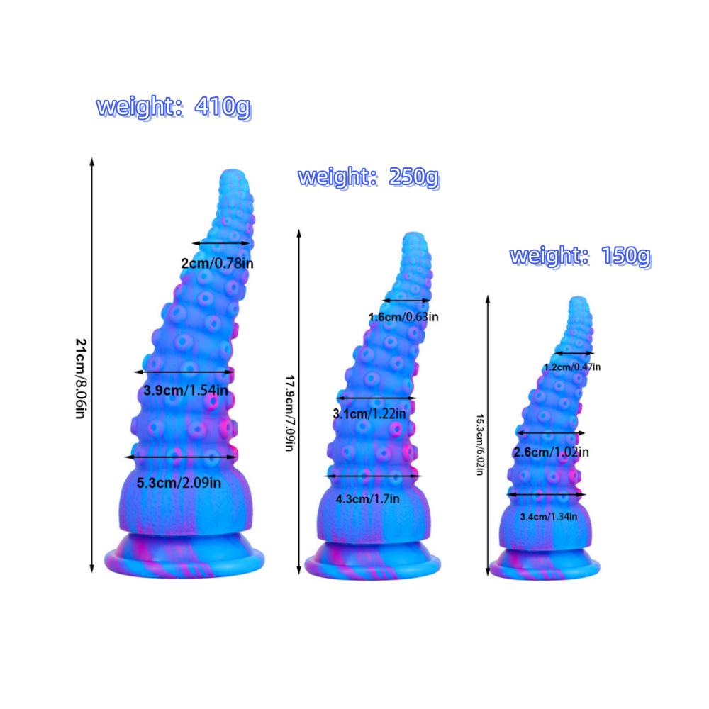 Doprava zdarma Velké silikonové chapadlo chobotnice dildo a anální kolík sexuální hračka