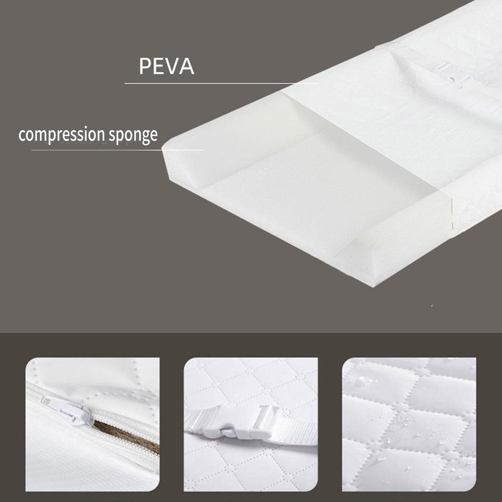 Contour Changing Pad Baby Diaper Changing Table Pad with Fastening Strap for Dresser Top Changing Diaper Mat 32x16inch