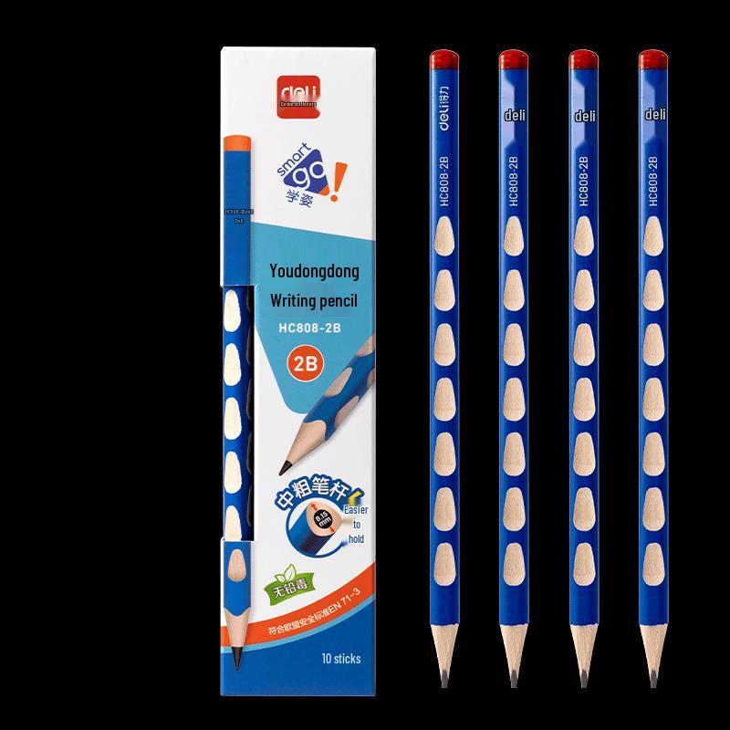 Deli Ergonomic Triangular 2B Pencils