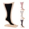 Solid Wood Foot Shape Jewelry Display Stand Necklace Bracelet Rack Pendant Holder Jewelry Store Counter Packaging Display Props