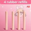 Drücken Cartoon Bleistift Radiergummi Stift Typ Niedlicher Radiergummi Austauschbarer Gummikern Schulschüler Radiergummi Kindergeschenke Büro Radiergummi