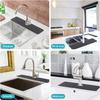 Upgraded Diatomite Sink Splash Guard Kitchen Faucet Absorbent Mat Drip Catcher Drying Faucet Pad for Counter Bathroom Bar Tools