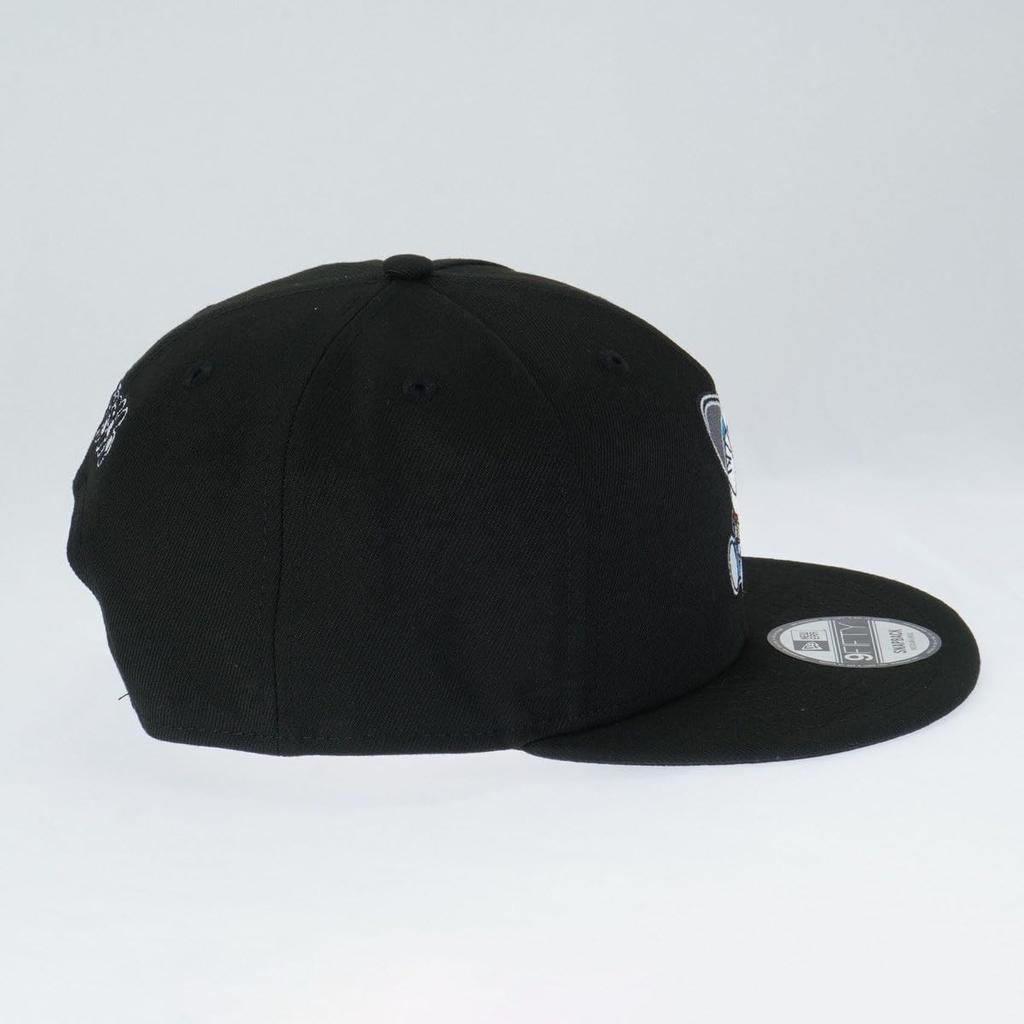 New Era 9FIFTY Snapback Doraemon Size DORAEMON CAP Cap, Collaboration, Black, L/XL (950 BLK)