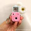 3D Printed Photo Keychain Mini Picture Frame Keyring Bag Charm Custom Picture Insert Gift for Teens Friends
