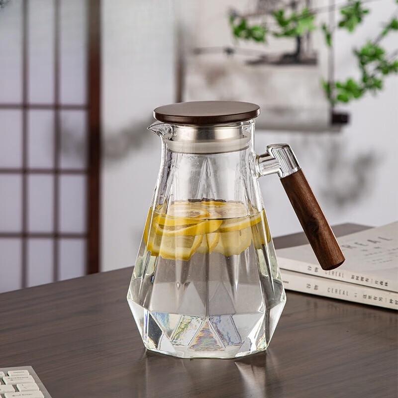 Diamond Style Glass Water Kettle