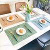 Leather Placemats Heat Resistant Table Dining Washable Place Mat Oil Resistant And Waterproof Non-Slip Place Mat For Dining