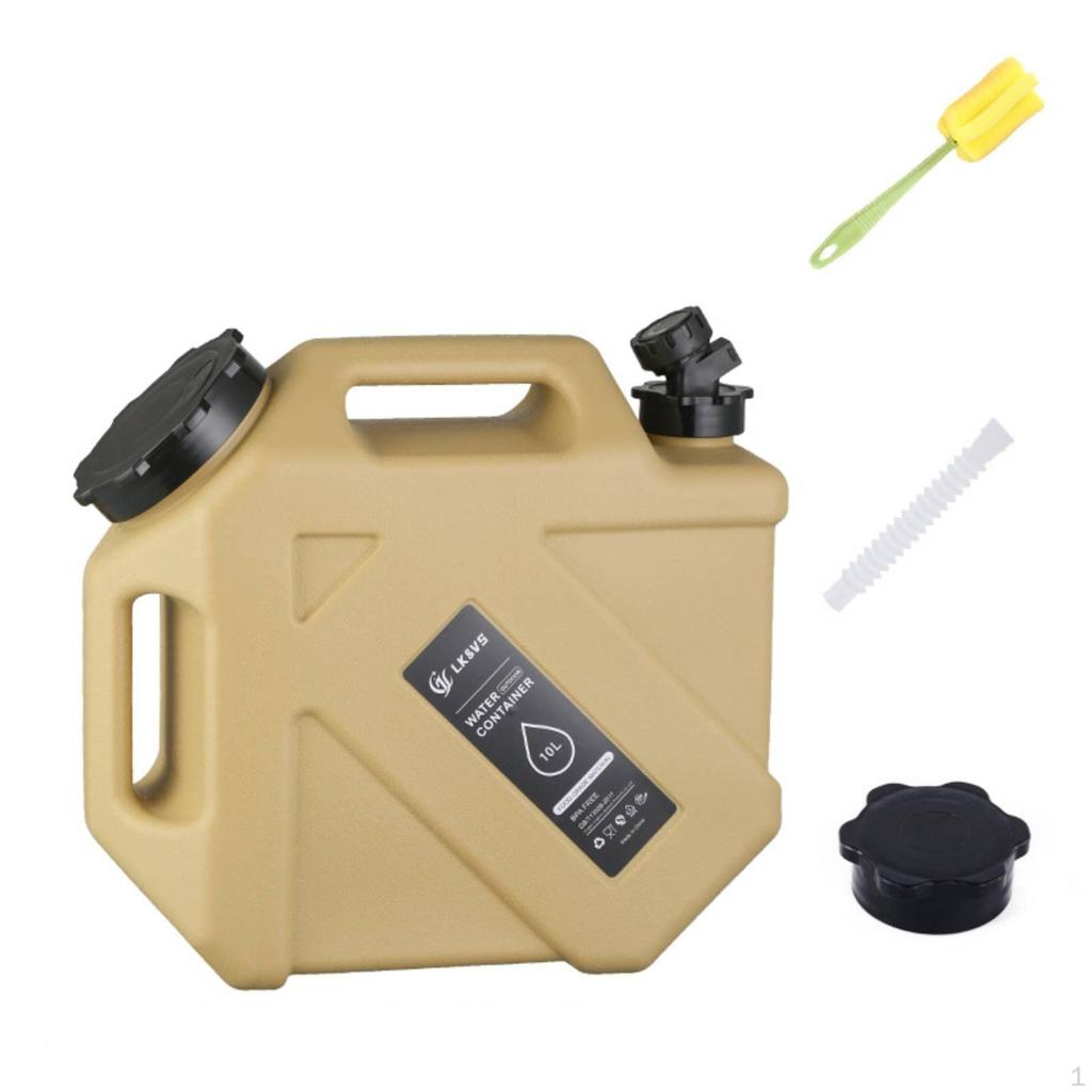 Camping Water Carrier Reusable Container with Handle Jerrycan for Campers, Road Trips, Outdoor