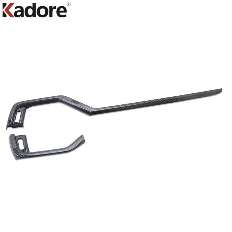 Car Front Air Condition Vent Outlet Cover Trim For Toyota RAV4 RAV 4 -   2024 Carbon Fiber Interior Accessories