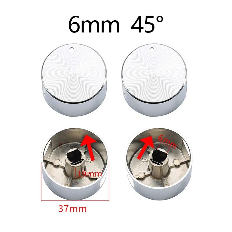2 pezzi 6mm 8mm Oro Manopole per Fornelli a Gas da Cucina Accessori Metallo Multifunzione Manopole Interruttori per Forno Pentola da Cucina