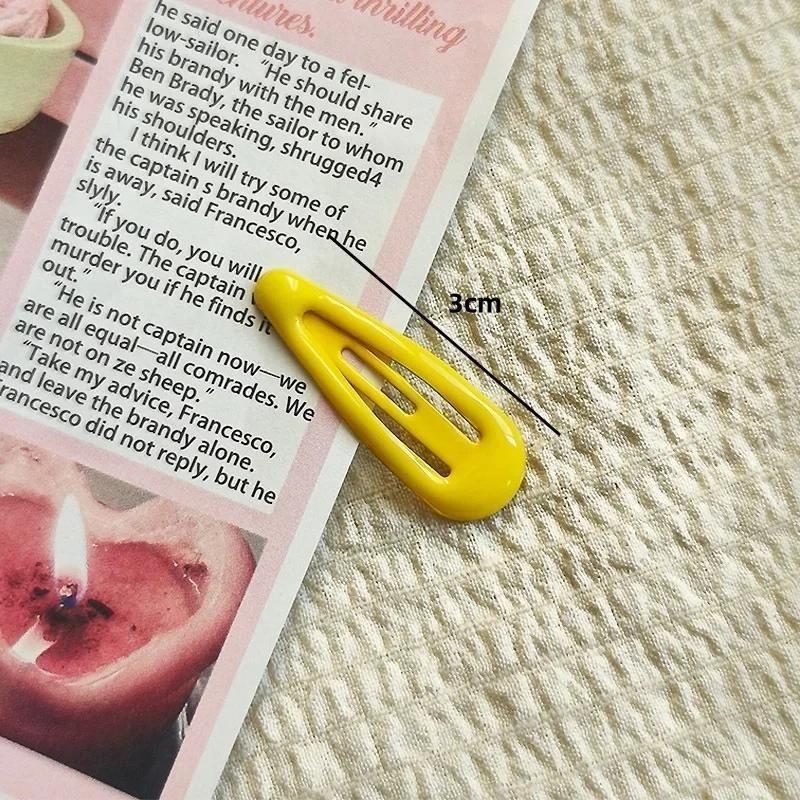 10 vnt. Mini 3 cm Kūdikių BB Segtukas Blizgus Paviršius Kawaii Mielas Saldainių Spalvos Vaikų Šoninis Plaukų Segtukas Madingas Kirpčiukų Segtukas Vaikų Galvos Apdangalas