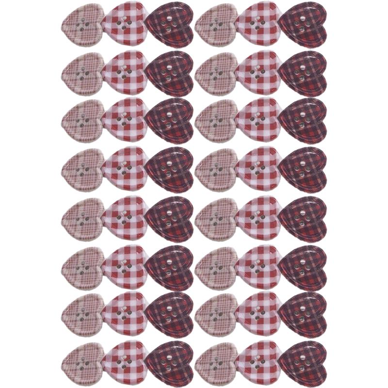 Sweet Check Love Button Hair Clip Side Bangs Girly Cute Duckbill Clip Hair Accessories