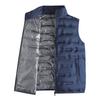 Winter Men Casual Duck Down Sleeveless Vest Man Outdoor Warm Multi Pocket Vest Men Women Lightweight Work Waistcoat