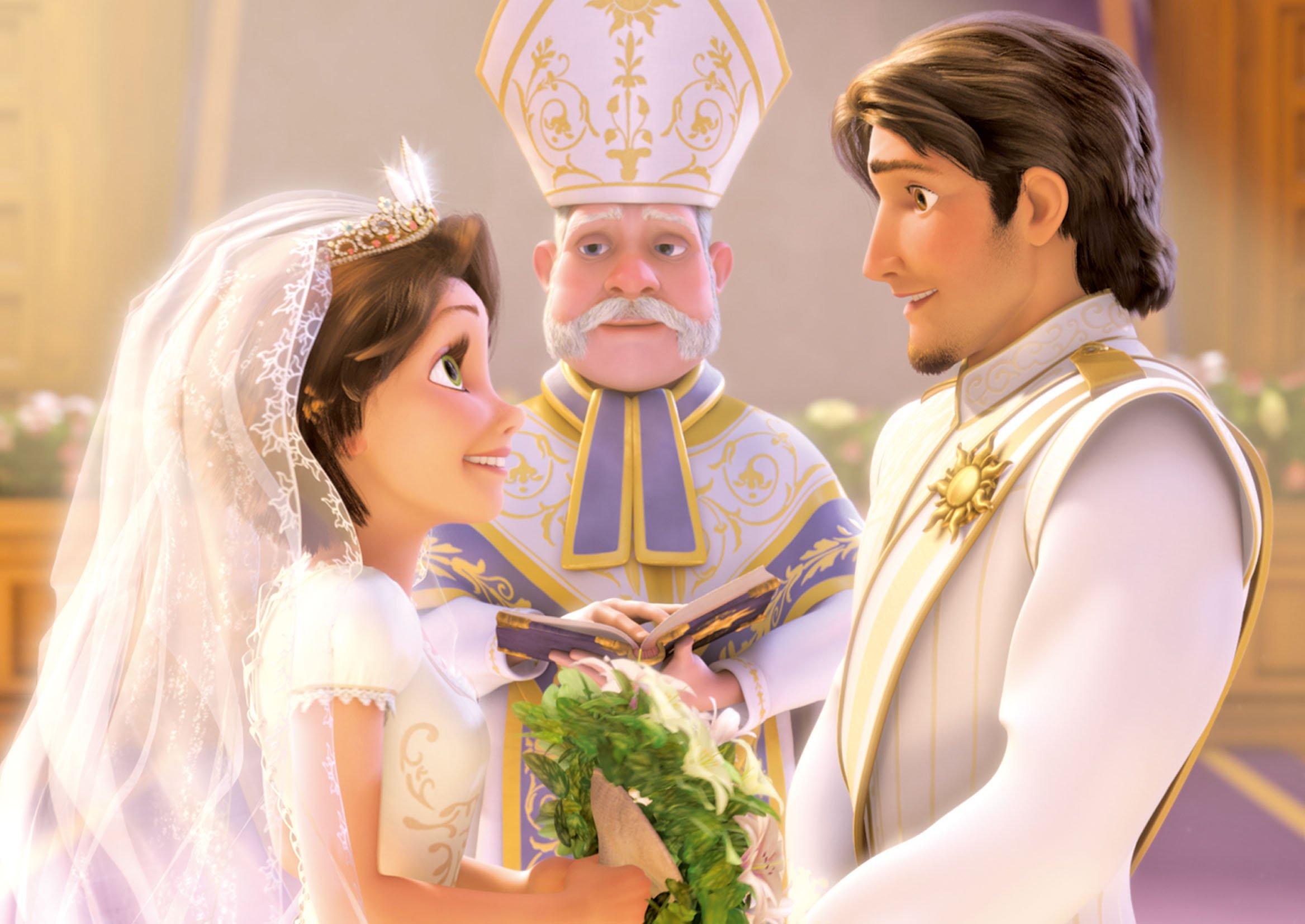 

108-piece jigsaw puzzle Tangled: Rapunzel s Wedding (18.2 x 25.7 cm)