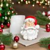 Christmas Theme Candle Silicone Mold Santa Shape Silicone Mould For Handmade Candle Soap Making Epoxy Resin Craft
