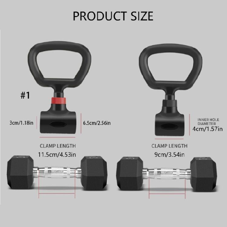 Dumbbell To Kettlebell Converter Portable Kettlebell Adapter Comfortable Kettlebell Grip Handle for Home And Gym Workout