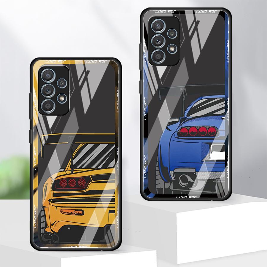 Cover Case for Samsung Galaxy A73 A34 A14 A30 A15 A50 A56 A35 A25 A13 A20 A21 A06 A36 A71 A51 A52 A16 A02 A12 A10 Fashion Car