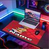 Custom Name Personalized Scooby Pattern Mousepad, Laptop PC Desk Mat, Decorative Desk Mat for Home Keyboard Pad Gift