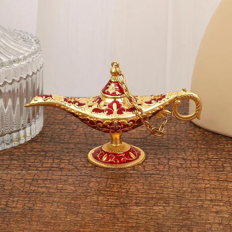Aladdin Lamp Decoration Russian Wishing Lamp Metal Decoration Crafts European Vintage a birthday present Home Decoration Crafts