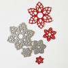 3 Stück Schneeflocken- oder Blumen-Design, Kunstmuster, Metall-Stanzformen, DIY, Scrapbooking, Prägeschablone, Papier-Bastelalbum-Vorlage