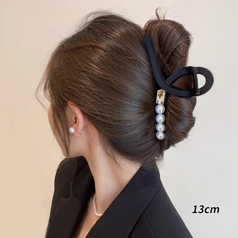 2025 Elegant Large Hair Clip for Women - Chic Shark Design for Thick Hair