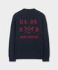 BROOKS BROTHERS [Heritage] Lettering Pullover Sweater (Navy) (Bbwrmhg151)