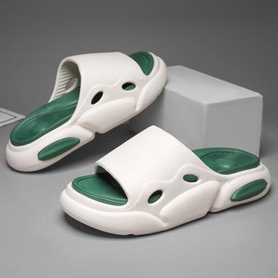 Fashion New Men Slippers Comfortable Slides Indoor Outdoor Sandals Beach Casual Shoes Men's Couple Home Bathroom Slippers 36-45