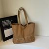 Letter Print Shoulder Bag Women's Large Capacity Tote Bag