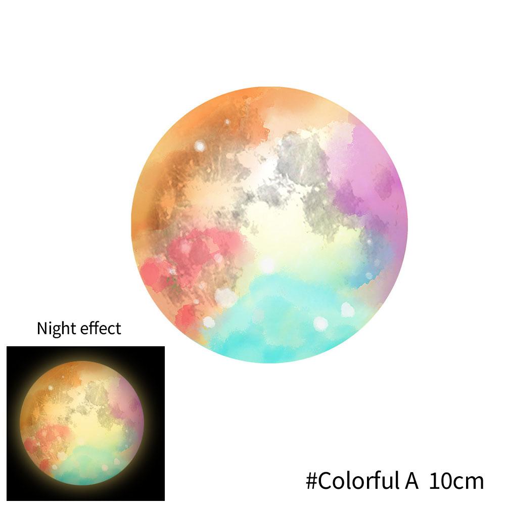 Luminous Moon Stars Wall Stickers for Kids room Bedroom Decor Glow in the dark Earth Wall Decals Noctilucent Stickers Home Decor