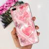 Per iPhone 7 8 7Plus 8 Plus Custodia per Telefono iPhone SE 2020 Cover Posteriore Morbido TPU Silicone Trasparente Paraurti Fiore Farfalla Coque Borsa