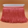 10 Metri Pizzo Lusso Colore Oro Frangia con Nappa 15CM Larghezza Galon Frange Abito Latino Abbigliamento da Palco Accessori Nastro