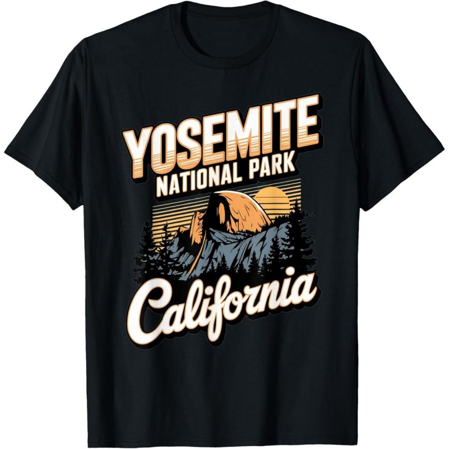 Vintage Yosemite National Park California T-Shirt XXXXXL чёрный