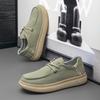 Mode 2025 Leichter und atmungsaktiver Schnür-Herren-Freizeitschuh  Klassische einfarbige bequeme Sportschuhe  Rutschfeste Wanderschuhe