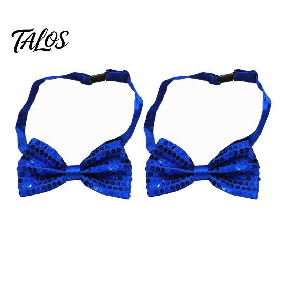 Adult Child Formal Wear Sparkly Sequin Bow Tie, Adjustable Glitter Necktie for Men, Shining Magic Show Tie Shiny Pre-Tied Neck Ties Banquet, Carnival
